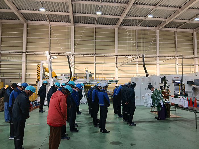 第二工場に最新設備を導入しました